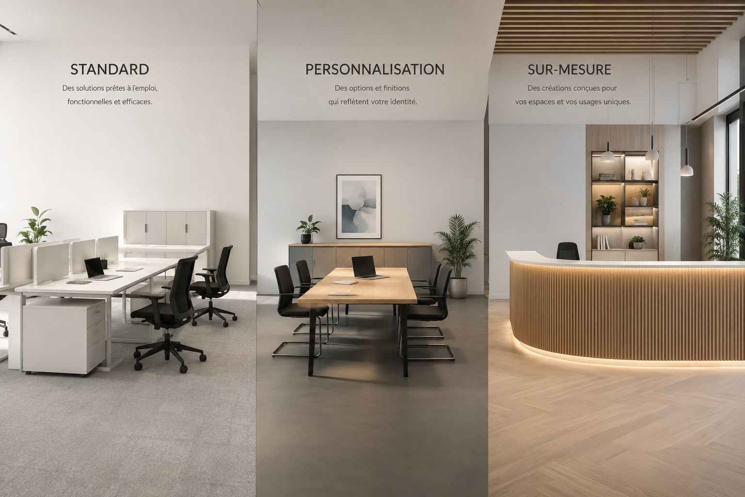meubles de bureau personnalisés